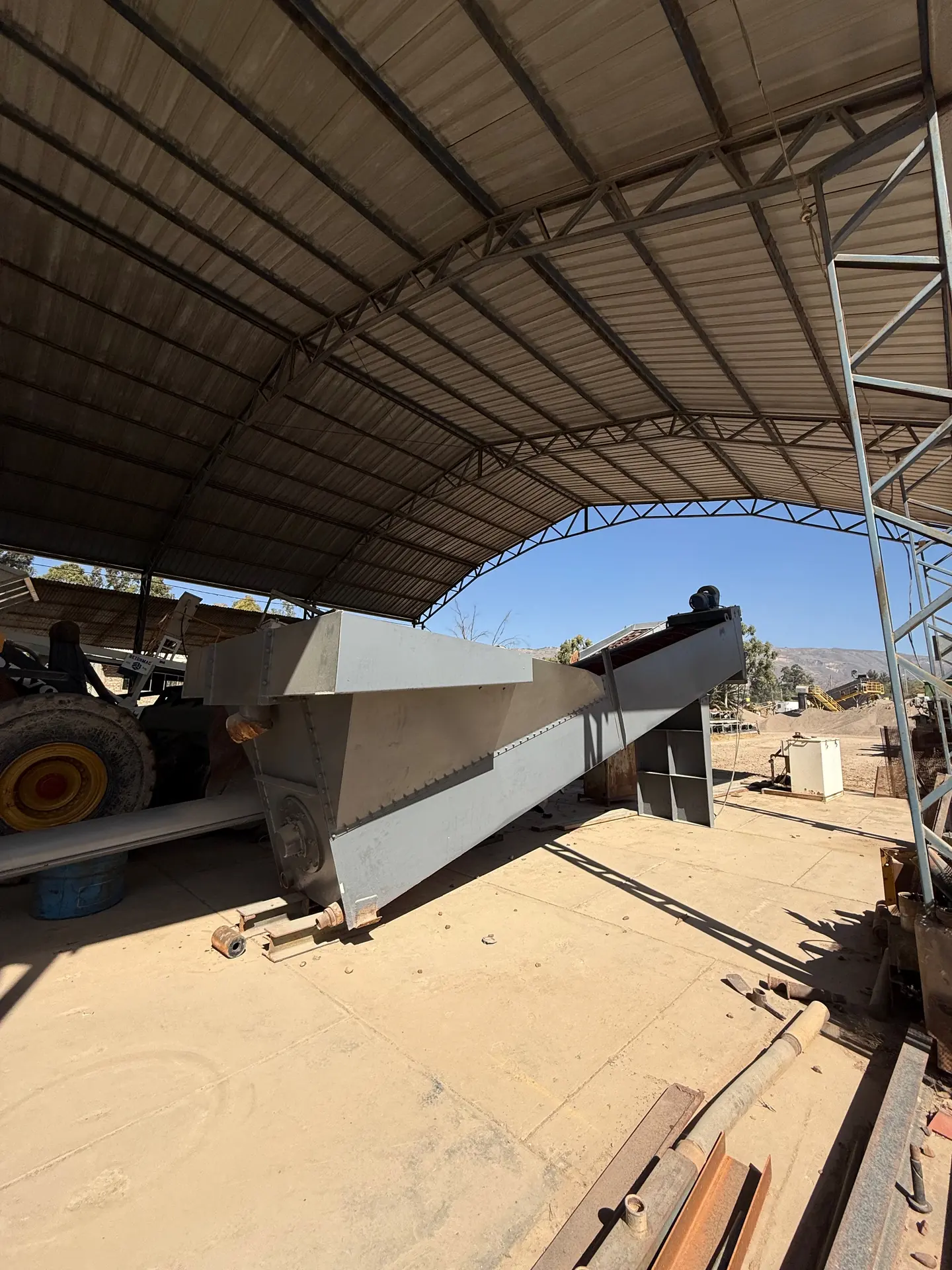 Tornillo lavador de arena en la planta de AGREMAQ